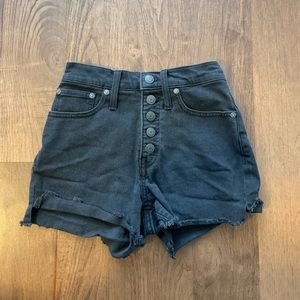 SOLD Madewell Women High Waisted Denim Shorts Size 23